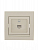 Розетка компьютерная СП Deriy RJ45 крем. LEZARD 702-0303-139