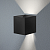 Светильник VOL.CUBE/W (100) 10W 830 BK СТ 1912000010