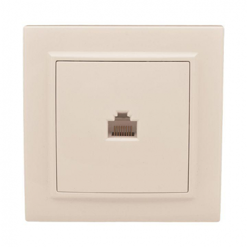 Розетка компьютерная 1-м СП Минск RJ45 беж. EKF ERK01-035-20
