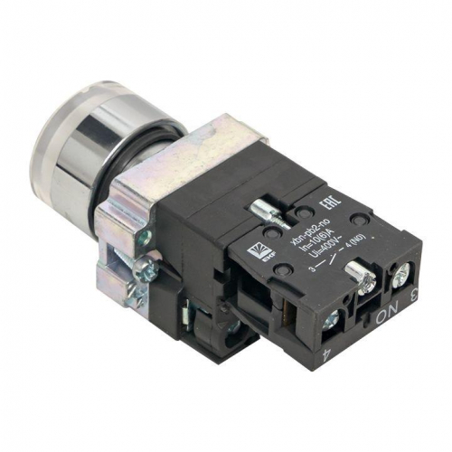 Кнопка BA21 с подсветкой 230В бел. NO PROxima EKF xb2-bw21-230 фото 5