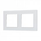 Рамка стеклянная FRM-GLARE-GS-2-WH Arlight 043796