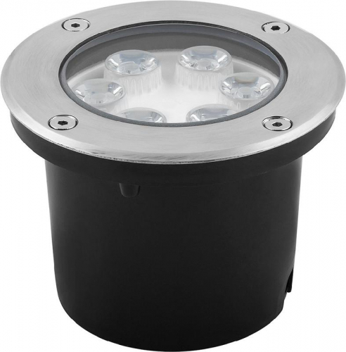 Светильник SP4112 6Вт IP67 120хH90мм 6LED внутр. d104мм тротуарный зел. FERON 32112