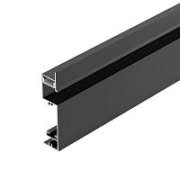 Профиль PLINTUS-H73-F-2000 BLACK L2000 алюм. Arlight 043480