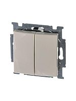 Механизм выключателя 2-кл. 1п СП Basic 10А IP20 с клавишей сл. кость ABB 2CKA001012A2148
