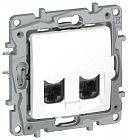 Розетка 2-м комп. RJ45 кат.5Е UTP бел. IEKETIKA IEK 6722551