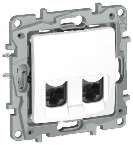 Розетка 2-м комп. RJ45 кат.5Е UTP бел. IEKETIKA IEK 6722551