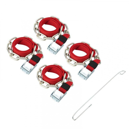 Комплект цепи (браслеты) противоскольжения для кроссоверов однорядные (уп.4шт) Rexant 07-7025