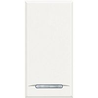 Переключатель 1-кл. 1мод. СП Axolute 16А IP20 авт. клеммы бел. Leg BTC HD4053A