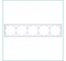 Рамка 5-м СП FD бел. глянцевый Jasmart FD1005W