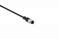 Кабель соединительный 2м со штепселем M12х3 ПВХ IP68 EMAS SKM12F3YXV2