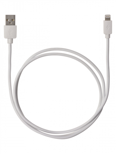 Дата-кабель, ДК 6, USB - Lightning, 1 м, белый, TDM фото 2