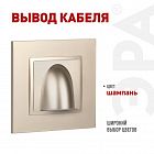 Вывод кабеля Elegance 14-6003-04 шампань ЭРА Б0051068