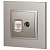 Розетка компьютерная + телевизионная Elegance 14-3110-16 RJ45+TV титан Эра Б0065768
