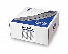 Кабель витая пара экранир. FTP (F/UTP) кат.5E 4 пары 24 AWG ОЖ экран-фольга нг(А)-LSLTx зел. (уп.100м) Cabeus 11267c-5