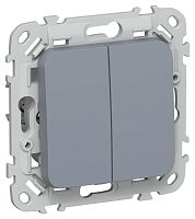 Выключатель 2-кл. СП FLITE ВС12-1-0-ФлМ 10А механизм маренго IEK FI-V20-0-10-1-K35