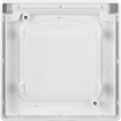 Рамка 1-м Inspiria IP44 с крышкой бел. IEK 673920 фото 3