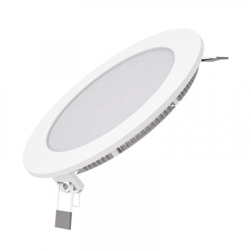 Светильник светодиодный Slim 9Вт 3000К IP20 610лм 220-240В ДВО круг бел. GAUSS 939111109 фото 5