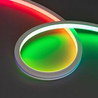 Лента светодиодная SPI MOONLIGHT-TOP-B84-13x12mm 24V RGB-PX7 18Вт/м IP67 wire x2 герметичная силикон (уп.5м) Arlight 041016