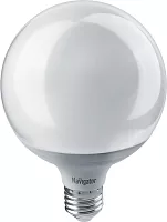 Лампа светодиодная 14 165 NLL-G120-18-230-4K-E27 18Вт шар матовая 4000К нейтр. бел. E27 1600лм 176-264В Navigator 14165