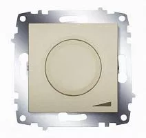 Механизм светорегулятора поворотного Cosmo 800Вт с подсветкой титаниум ABB 619-011400-192