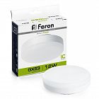 Лампа светодиодная LB-453 12Вт 4000К GX53 230В FERON 25835