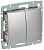 Выключатель 2-кл. СП Valena 10А IP31 250В механизм алюм. IEK 770105