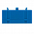 Шина нулевая N 6х9 8 отверстий синий изолированный корпус на DIN-рейку латунь PROxima EKF sn0-63-8-ib