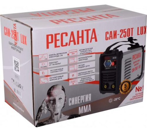 Аппарат сварочный инверторный САИ-250Т LUX Ресанта 65/72 фото 5