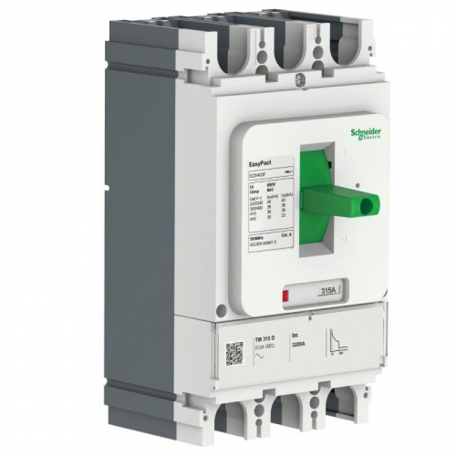 Выключатель автоматический EASYPACT EZS400F TM350D 3П3Т 36кА нерегул. SchE EZS400F3350