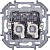 Розетка компьютерная 2-м Inspiria RJ45 кат.5E UTP бел. IEK 673835
