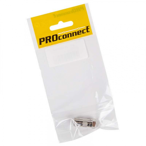 Переход штекер F - гнездо TV (инд. упак.) PROCONNECT 05-4362-4-7