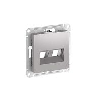 Накладка двойная AtlasDesign для информационных функций типа Keystone алюм. SE ATN000390