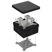 Коробка огнестойкая для о/п двухкомпонентная 60-0300-FR10.0-6 Е15-Е120 RAL9005 100х100х50 Промрукав 60-0300-9005-FR10.0-6