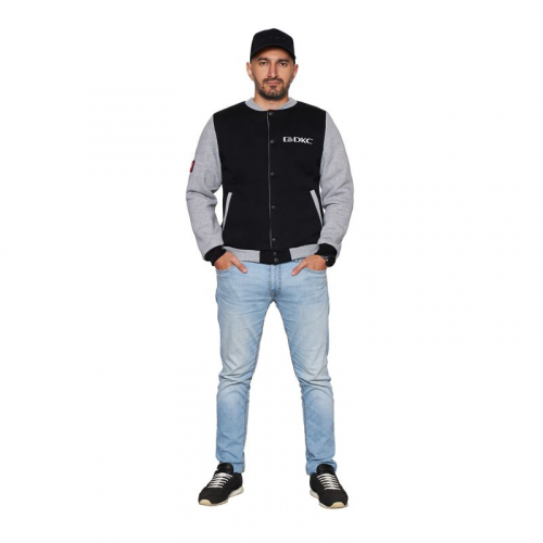 Бомбер L черн./сер. DKC BLACKBOMBER01L