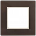 Рамка 1-м 14-5101-31 стекло Elegance мокко+сл. кость ЭРА Б0034485