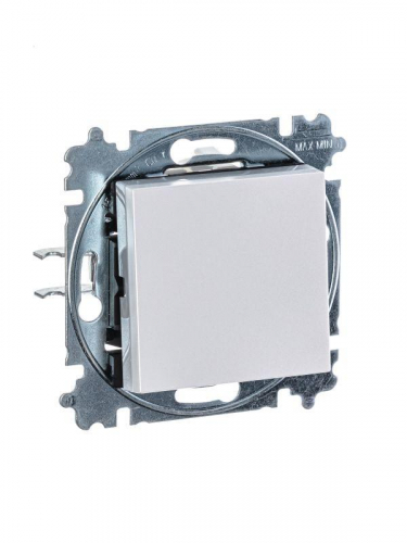 Переключатель 1-кл. СП Levit IP20 жемчуж./ледяной ABB 2CHH590645A6068 фото 4