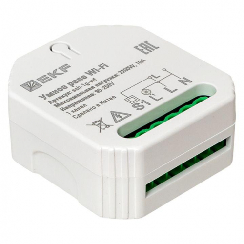 Реле в подрозетник 1-канальное Умное Wi-Fi Connect EKF ssh-1g-wf фото 10