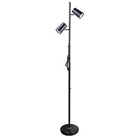Торшер напольный ULM-T600 2х6W/4500K/DIM BLACK светодиодный 2х6Вт сенсорный выкл. диммер черн. ТМ Uniel UL-00010174