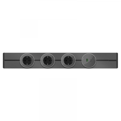 Шина трековой системы СП MultiTrack 200см графит SE MTK11020G фото 2