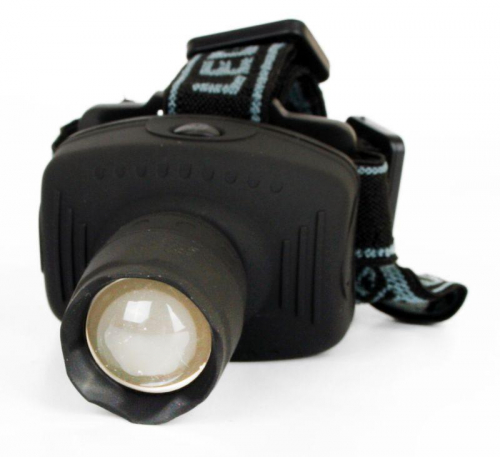 Фонарь налобный LED 5354 1Вт LED ZOOM 3 режима 3хR03 сер. Ultraflash 11549 фото 8