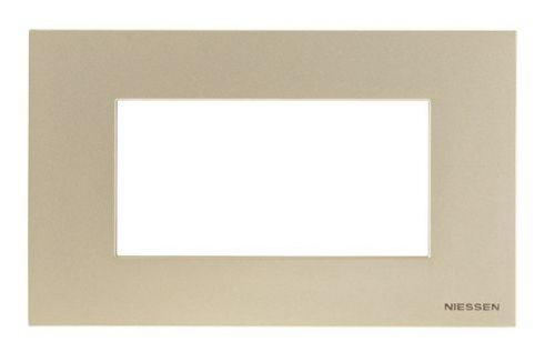 Рамка 4мод. Zenit итал. станд. шампань ABB 2CLA247400N1901