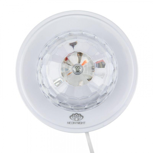 Диско-лампа светодиодная "Летающая тарелка" 36LED 6Вт 230В IP20 Neon-Night 601-256 фото 4