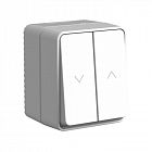 Выключатель для жалюзи 2-кл. ОП AtlasDesign PROFI 10А IP54 сер. SE ATN543019
