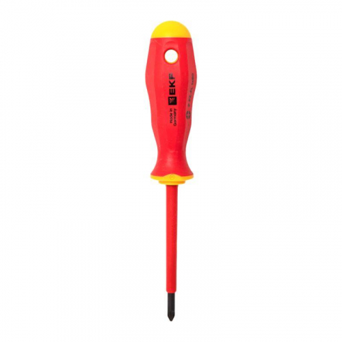 Отвертка Professional PZ-FL1х80мм VDE 1000В EKF pz-fl-1-80-pro-in