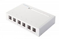 Коробка настенная 6-порт. бел. Eurolan 12B-00-06WT