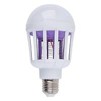 Лампа-ловушка светодиодная LED-А75-10W/6500К/E27/FR/MKL 10Вт грушевидная матовая 6500К E272 режима: 6500K+UV и UV для летающих насекомых Volpe UL-00012747