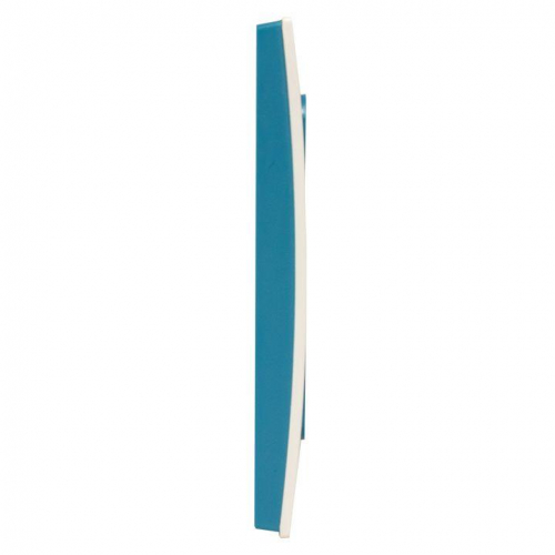 Рамка для розетки 2-м Стокгольм бел. с линией цвета син. PROxima EKF EYM-G-302-30 фото 4