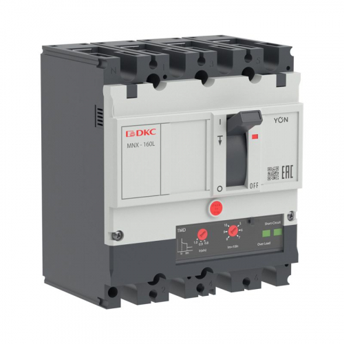 Выключатель автоматический 4P 160А 70кА pro MNX160L при AC415V расцепитель TMD YON MNX160L4PTMD0160