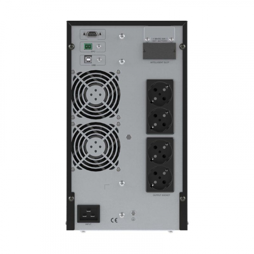 Источник бесперебойного питания Онлайн для Small Tower 3000 ВА/2700Вт 1/1 4xSchuko EPO USB RS-232 RJ45 8х7А.ч DKC SMALLT3A10S фото 4