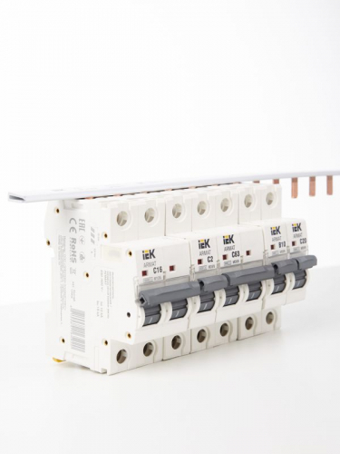 Шина соединительная PIN 3п 100А (дл.1м) IEK YNS21-3-100 фото 3